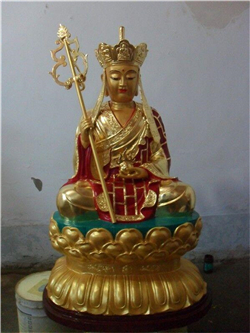 純黃銅澆鑄精品地藏王 純黃銅澆鑄精品地藏王