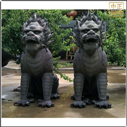 大型銅麒麟鑄造 大型銅麒麟鑄造