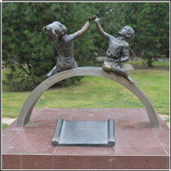 進(jìn)課堂校園雕塑 進(jìn)課堂校園雕塑