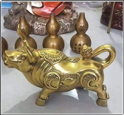 銅牛雕塑擺件 銅牛雕塑擺件