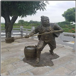 大型古代人物銅雕塑鑄