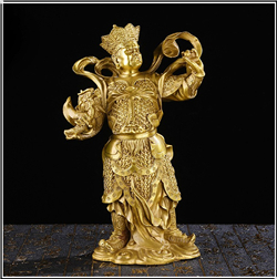 純銅四大天王銅佛像 純銅四大天王銅佛像