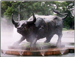 噴泉牛雕塑 噴泉牛雕塑
