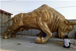 公園銅雕牛 公園銅雕牛