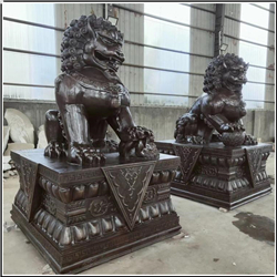 鑄銅獅子雕塑 鑄銅獅子雕塑