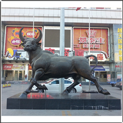 商場(chǎng)銅牛雕塑 商場(chǎng)銅牛雕塑