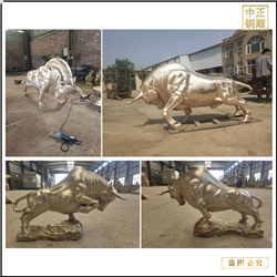 2米招財(cái)銅牛生產(chǎn)廠 2米招財(cái)銅牛生產(chǎn)廠