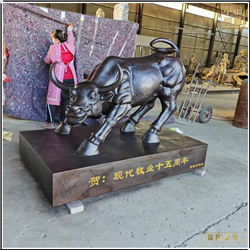 公司銅牛擺件定制 公司銅牛擺件定制