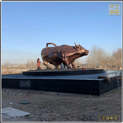 純青銅長(zhǎng)5米銅牛鑄造 純青銅長(zhǎng)5米銅牛鑄造