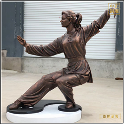 練太極人物雕塑 練太極人物雕塑