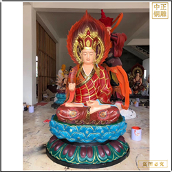 彩繪鑄銅地藏王鑄造 彩繪鑄銅地藏王鑄造