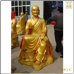 大型銅十八羅漢定做 大型銅十八羅漢定做