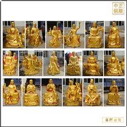 1.5米坐像十八羅漢銅雕塑 1.5米坐像十八羅漢銅雕塑