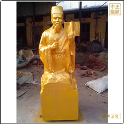 古代醫(yī)學(xué)名人李時珍銅雕塑 古代醫(yī)學(xué)名人李時珍銅雕塑