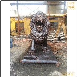 銀行門(mén)口西方銅獅子 銀行門(mén)口西方銅獅子