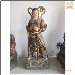 寺廟韋陀菩薩雕像 寺廟韋陀菩薩雕像