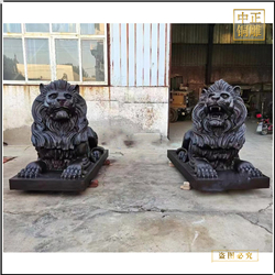 歐式匯豐銀行鑄銅獅子 歐式匯豐銀行鑄銅獅子