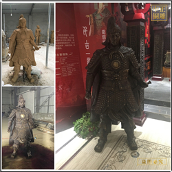 古代將軍人物銅雕塑 古代將軍人物銅雕塑