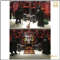 古代士兵將軍銅雕塑鑄造廠家 古代士兵將軍銅雕塑鑄造廠家