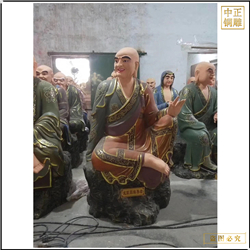 寺廟十八羅漢像擺件 寺廟十八羅漢像擺件