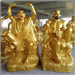 坐像銅雕十八羅漢 坐像銅雕十八羅漢