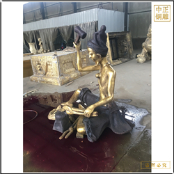 打鐵人物雕塑擺件 打鐵人物雕塑擺件