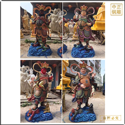 3.6米四大天王銅佛像批發(fā)廠 3.6米四大天王銅佛像批發(fā)廠