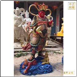 天王殿兩側(cè)護法四大天王神像 天王殿兩側(cè)護法四大天王神像