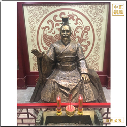 虞舜人物雕塑鑄造 虞舜人物雕塑鑄造