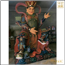 寺廟四大天王銅雕擺件 寺廟四大天王銅雕擺件