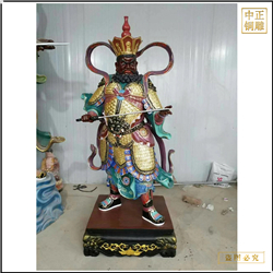 大型彩繪四大天王銅像 大型彩繪四大天王銅像