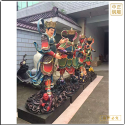 黃銅四大天王佛像制作 黃銅四大天王佛像制作
