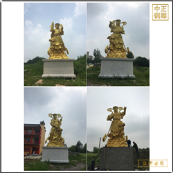 大型四大天王銅像制作 大型四大天王銅像制作