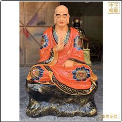 寺廟銅雕十八羅漢佛像定制 寺廟銅雕十八羅漢佛像定制