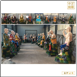 供應(yīng)十八羅漢銅像擺件 供應(yīng)十八羅漢銅像擺件