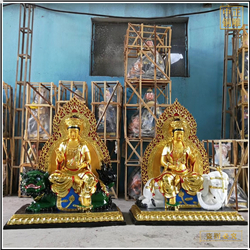 2.6米文殊普賢菩薩像 2.6米文殊普賢菩薩像