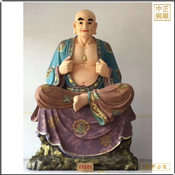 貼金十八羅漢銅佛像 貼金十八羅漢銅佛像