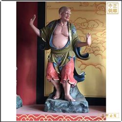 定做貼金十八羅漢銅佛像坐像 定做貼金十八羅漢銅佛像坐像