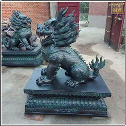 酒店門口銅麒麟雕塑擺件 酒店門口銅麒麟雕塑擺件