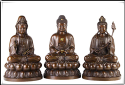 西方三圣銅像|西方三圣銅雕 西方三圣銅像|西方三圣銅雕