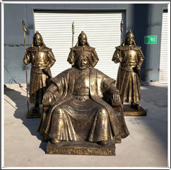 成吉思汗銅雕塑 成吉思汗銅雕塑