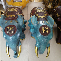 純銅大象擺件 純銅大象擺件