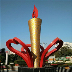 火炬銅雕塑 火炬銅雕塑